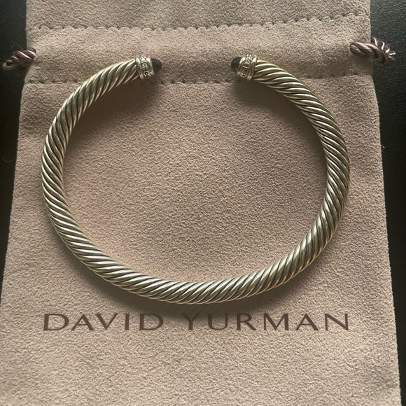 David Yurman Jewelry - David Yurman Classics Bracelet Sterling Silver w/ Black Onyx & Pave Diamonds